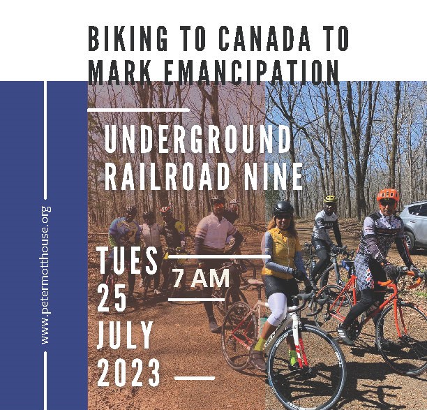 Biking to Canada to Mark Emancipation: Underground Railroad NINE